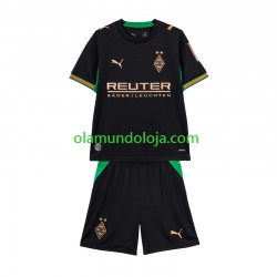 Camisola Rússia Bo Monchengladbach Criança Equipamento Segundo 2026-2027 Manga Curta